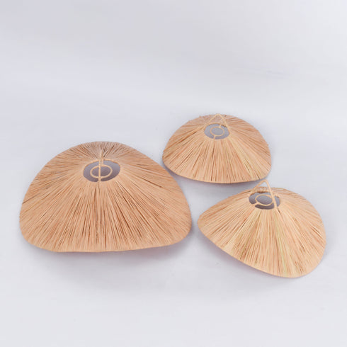 Natural Raffia Ceiling Light, Handmade Moroccan Pendant Lampshade!