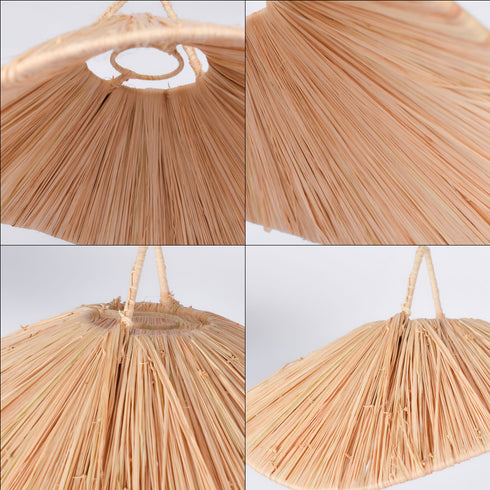 Natural Raffia Ceiling Light, Handmade Moroccan Pendant Lampshade!