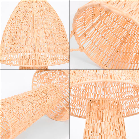 Natural Raffia Lamp, FLOOR & BEDSIDE Moroccan Handmade Table Lampshade in Raffia!