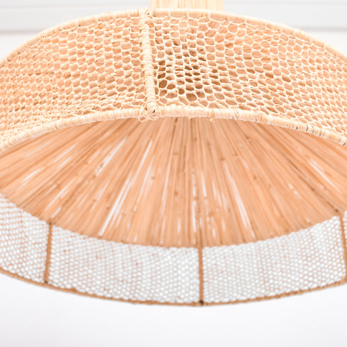 Natural Raffia Lamp, CEILING LAMPSHADE Moroccan Handmade Pendant Light