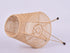 Bedroom Lamp, Natural and Black raffia lamp, TABLE LAMPSHADES Moroccan Handmade in Rattan