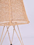 Bedroom Lamp, Natural and Black raffia lamp, TABLE LAMPSHADES Moroccan Handmade in Rattan