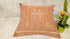Orange Cactus Silk Pillow Cover - Moroccan Cushion (SP 1010)