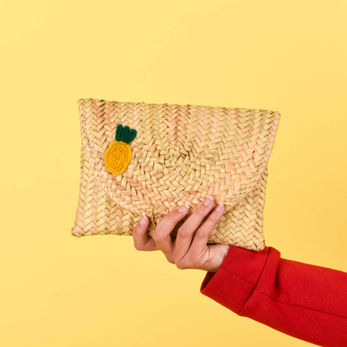 Personalised Straw Clutch Bag – Perfect Summer Accessory