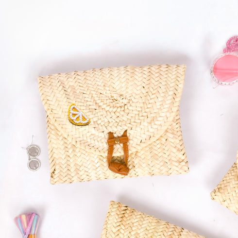Personalised Straw Clutch Bag – Perfect Summer Accessory