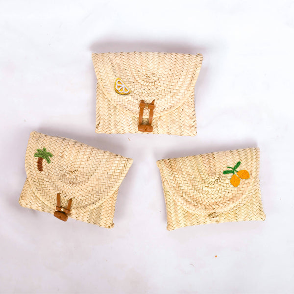 Personalised Straw Clutch Bag – Perfect Summer Accessory