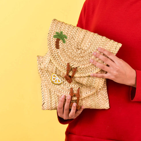 Personalised Straw Clutch Bag – Perfect Summer Accessory