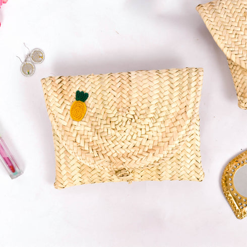 Personalised Straw Clutch Bag – Perfect Summer Accessory