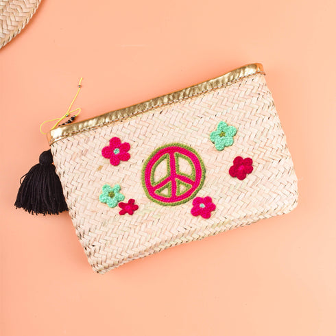 Personalized Straw Clutch Bag – Stylish & Unique Gift