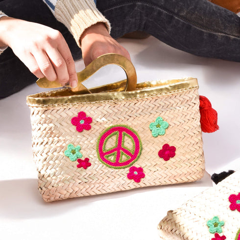Personalized Straw Clutch Bag – Stylish & Unique Gift