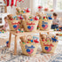 Personalized USA Heart Kids Straw Bag 🇺🇸 – Embroidered Tote for 4th of July & Summer Party Gifts