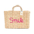 Personalized Embroidered Rattan Bag | Custom Weave Handbag