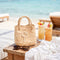 Personalized Mini Straw Handbag | Handmade Birkin Inspired Bag For Women