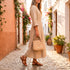 Personalized Mini Straw Handbag | Handmade Birkin Inspired Bag For Women