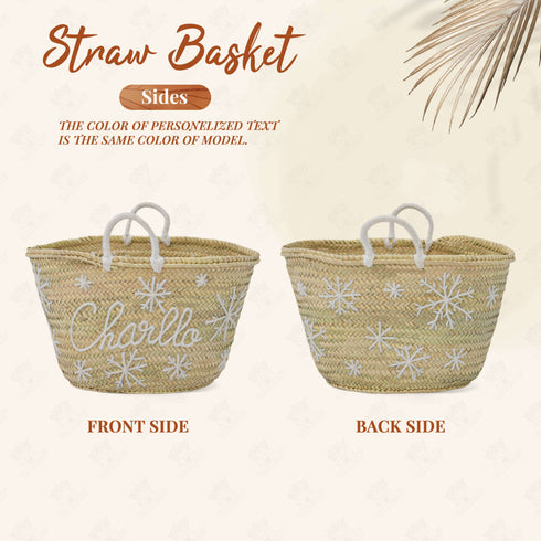 Custom Snowflakes Medium Bag | Holidays Gift