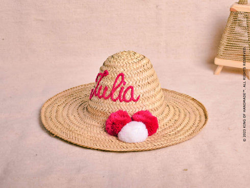 Style, Sun Protection, Memories: Your High-Benefit Personalized Straw Beach Hat!
