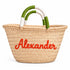 Kids Halloween Straw Basket – Carrot Embroidered Trick-or-Treat Tote