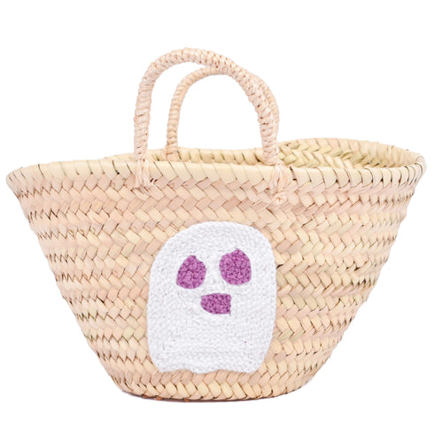 Phantom Basket - Personalized Straw Basket for Halloween Party Gift