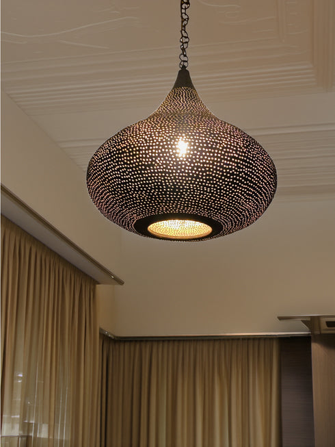 Pierced ceiling light, Moroccan Pendant Light Fixtures (PL 1013)