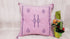 Pink Cactus Silk Pillow Cover - Handmade Moroccan Cushion (SP 1006)