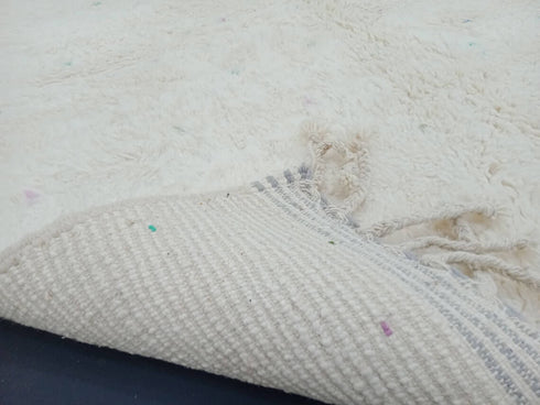 Polka Dotted Handmade Berber Moroccan Rug – Custom & Authentic