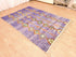 Purple Handmade Berber Rug, Floral Moroccan Custom Carpet
