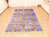 Purple Handmade Berber Rug, Floral Moroccan Custom Carpet