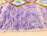 Purple Handmade Berber Rug, Floral Moroccan Custom Carpet