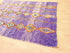 Purple Handmade Berber Rug, Floral Moroccan Custom Carpet