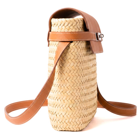 Moroccan Crossbody Bag with Leather Flap | Messenger Purse