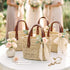 Handmade Raffia Tote Bag with Leather Handles 2