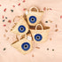 Straw Evil Eye Small Bag - Handcrafted Evil Eye Straw Bag
