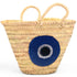Straw Evil Eye Small Bag - Handcrafted Evil Eye Straw Bag