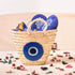 Straw Evil Eye Small Bag - Handcrafted Evil Eye Straw Bag