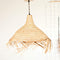 Stylish Straw Chandelier Luminaire Suspension for a Boho Chic Look