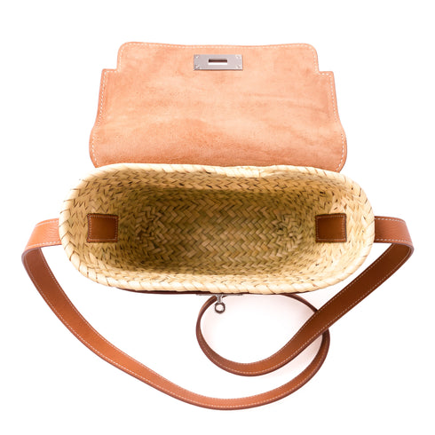 Moroccan Crossbody Bag with Leather Flap | Messenger Purse