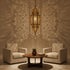 Handmade Moroccan Brass Pendant Lamp Bohemian Riad Lantern (pl-2023)