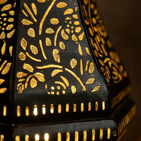 Handcrafted Moroccan Lantern - Floral Cutwork Hanging Lamp