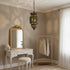 Handmade Brass Lantern - Vintage Mosaic Ceiling Light