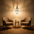 Handcrafted Moroccan Glass Ceiling Lamp - Elegant Pendant