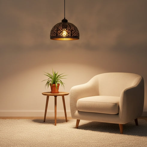 Moroccan Brass Ceiling Light - Moroccan handmade design (pl-2022)