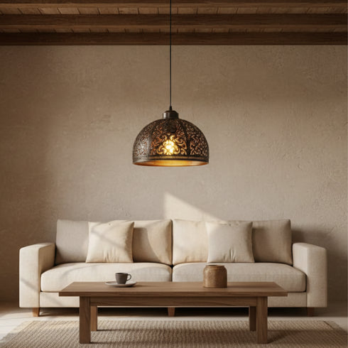 Moroccan Brass Ceiling Light - Moroccan handmade design (pl-2022)