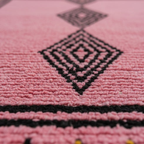 Custom Pink Moroccan Rug - Beni Ourain Style Rug