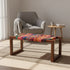 Multi Color Bench Chair - Beautiful Artisan Wooden Decor