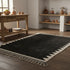 Black Beni Ourain Rug - Handmade Wool Berber Rug