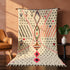 Vibrant Moroccan Rug - Handmade Neon Tribal Rug