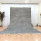 White & Black Moroccan Wool Rug – Handwoven Beni Ouarain Rug