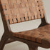 Solid Moroccan Leather Armchair - Handcrafted Boho Lounge