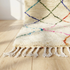 Beni Ourain Rug – Ivory High-Pile Diamond Wool Area Rug