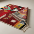Authentic Boujaad Moroccan Rug – Plush Natural Wool Rug with Colorful Abstract Tribal Berber Design